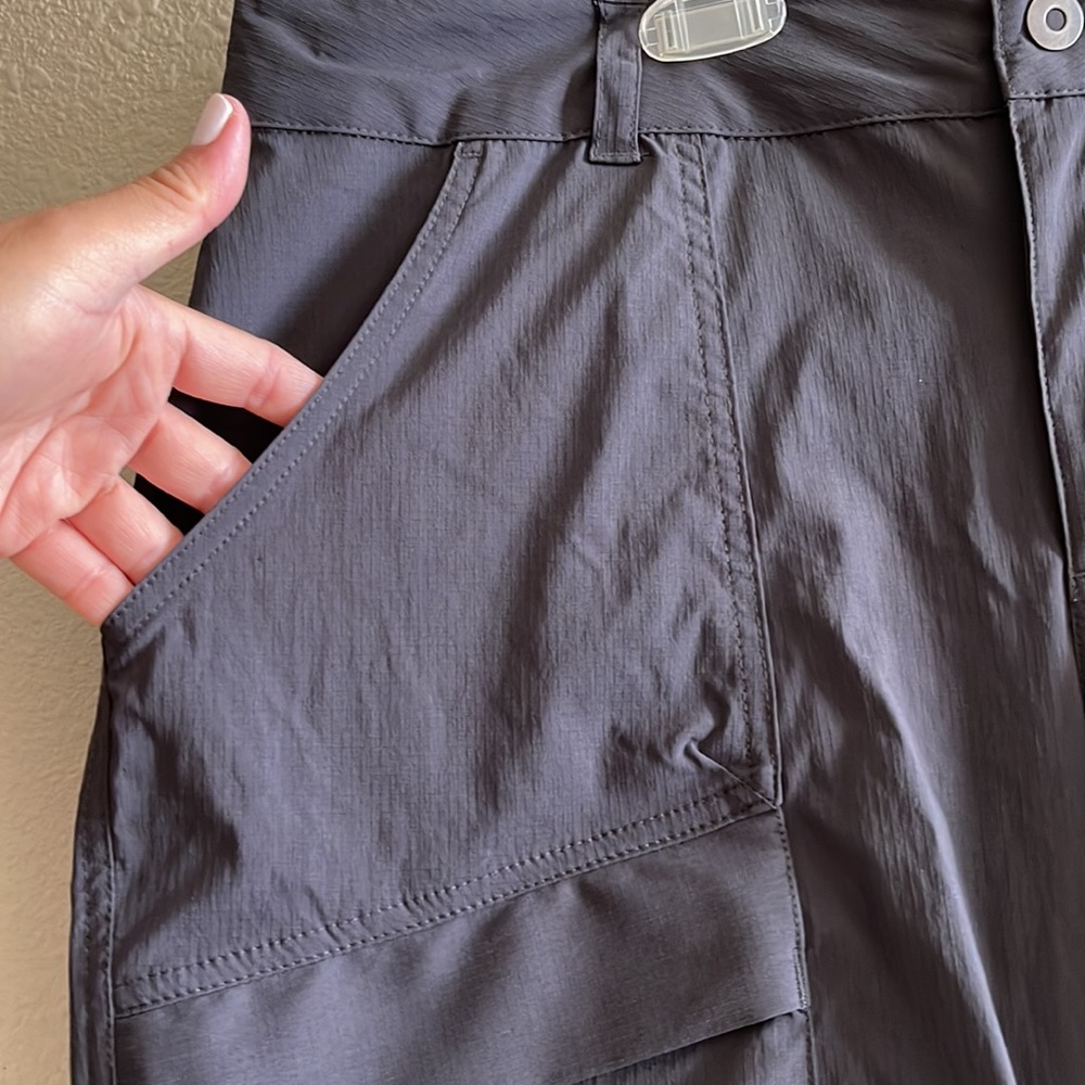 NWOT Columbia Sz 14 Charcoal Grey Clam Diggers - Picture 3 of 12